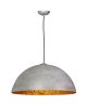 Lampa wisząca Loft ETH szara złota Mezzo Tondo