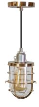 Lampa wisząca Przemysłowa mosiadz  LOFT ETH