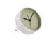 Budzik Minimal olive zielony, nickel case Karlsson