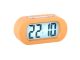 Budzik Karlsson Gummy rubberized soft orange Karlsson