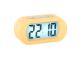 Budzik Karlsson Gummy rubberized soft yellow Karlsson