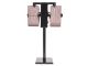 Zegar klapkowy Karlsson No Case Mini pink, black 
