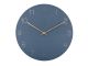 Zegar ścienny Karlsson Charm engraved dark blue 