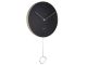 Zegar ścienny Karlsson Pendulum metal black 