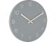 Zegar scienny Karlsson Charm engraved mouse grey 