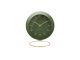 Budzik Globe moss zielony