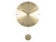 Zegar ścienny Impressive pendulum złoty czarny Karlsson