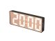 Budzik Copper Mirror LED flat szary Karlsson