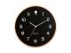 Wall clock Natural Cuckoo birch wood black Karlsson