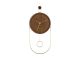 Zegar ścienny Swing pendulum dark wood veneer Karlsson