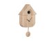 Zegar ścienny Modern Cuckoo light wood print z kukułką Karlsson