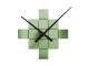 Zegar ścienny DIY Cubic metaliczny zielony Karlsson