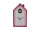 Alarm clock Modern Cuckoo bright pink