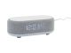 Alarm clock Vogue w. phone charger and blue tooth mouse grey