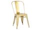 Dining chair Dazzle metallic gold