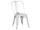 Dining chair Dazzle metallic silver