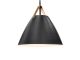 Lampa wisząca Leitmotiv Affiné metalowa czarna