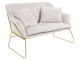 Sofa Leitmotiv Glam corduroy off biała