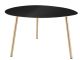 Stolik leitmotiv Leitmotiv Ovoid enamel czarny large