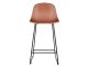 Krzesło barowe Diamond Mesh PP clay brown Leitmotiv