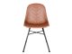 Krzesło Diamond Mesh PP clay brown Leitmotiv