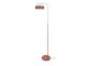 Lampa podlogowa Leitmotiv Curve metalowa czerwony mat