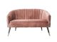 Sofa Royal aksamit mauve pink Leitmotiv