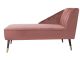 Szezlong Royal aksamit pink Leitmotiv