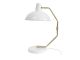 Lampa biurkowa Leitmotiv Grand metalowa bialy mat