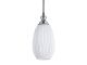 Lampa wisząca Posh oval szkło opal biały