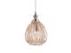 Lampa wisząca Posh round szkło amber brązowy