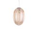 Lampa wisząca Smart oval szkło amber brązowy