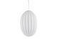 Lampa wisząca Smart oval szkło opal biały
