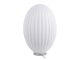Lampa stołowa Smart oval szkło opal biały