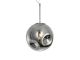 Lampa wisząca Blown szkło round chrome