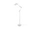 Lampa podłogowa Fit iron sand coated biały