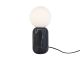 Table lamp Gala marble print black Leitmotiv