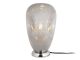Table lamp Blown glass chrome Leitmotiv