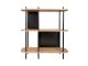 Szafka small steel wood veneer Leitmotiv