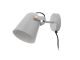 Kinkiet Steady metal matt mouse grey Leitmotiv