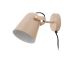 Kinkiet Steady metal matt sand brown Leitmotiv