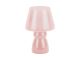 Lampka nocna Leitmotiv LED glass soft pink