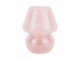 Lampa biurkowa Vintage LED glass soft pink Leitmotiv