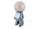Lampa stołowa Ross LED ceramiczna czarna platerowana Leitmotiv