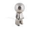 Lampa stołowa Ross LED ceramiczna chromowana Leitmotiv