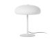 Lampa biurkowa Shroom wykonana z metalu kolor biały Leitmotiv