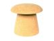 Puf Mushroom szczotkowany aksamit ochra żółty Leitmotiv