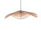 Lampa wisząca Sombra, duża, z papierowej liny naturalnej Leitmotiv