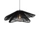 Pendant lamp Sombra double paper rope black