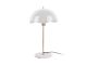 Lampa stołowa Waved Dome emaliowana biała